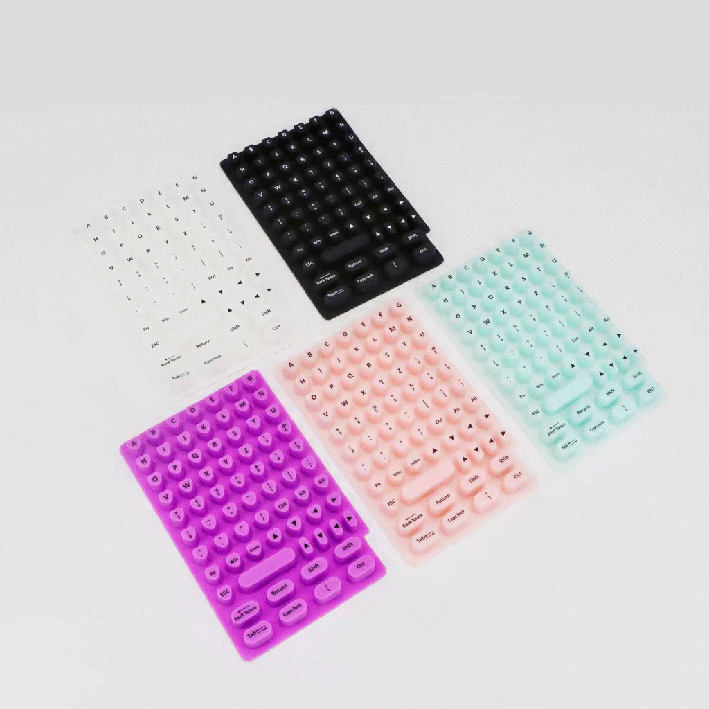 KeyDots series – Self-adhesive nail keyboard covers for comfortable typing with long nails