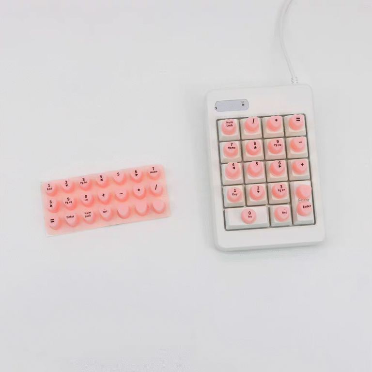 KeyDots 002 series – Self-adhesive keyboard covers for long nails