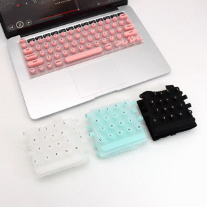 Keyboard cover for long nails designed for comfort and nail protection