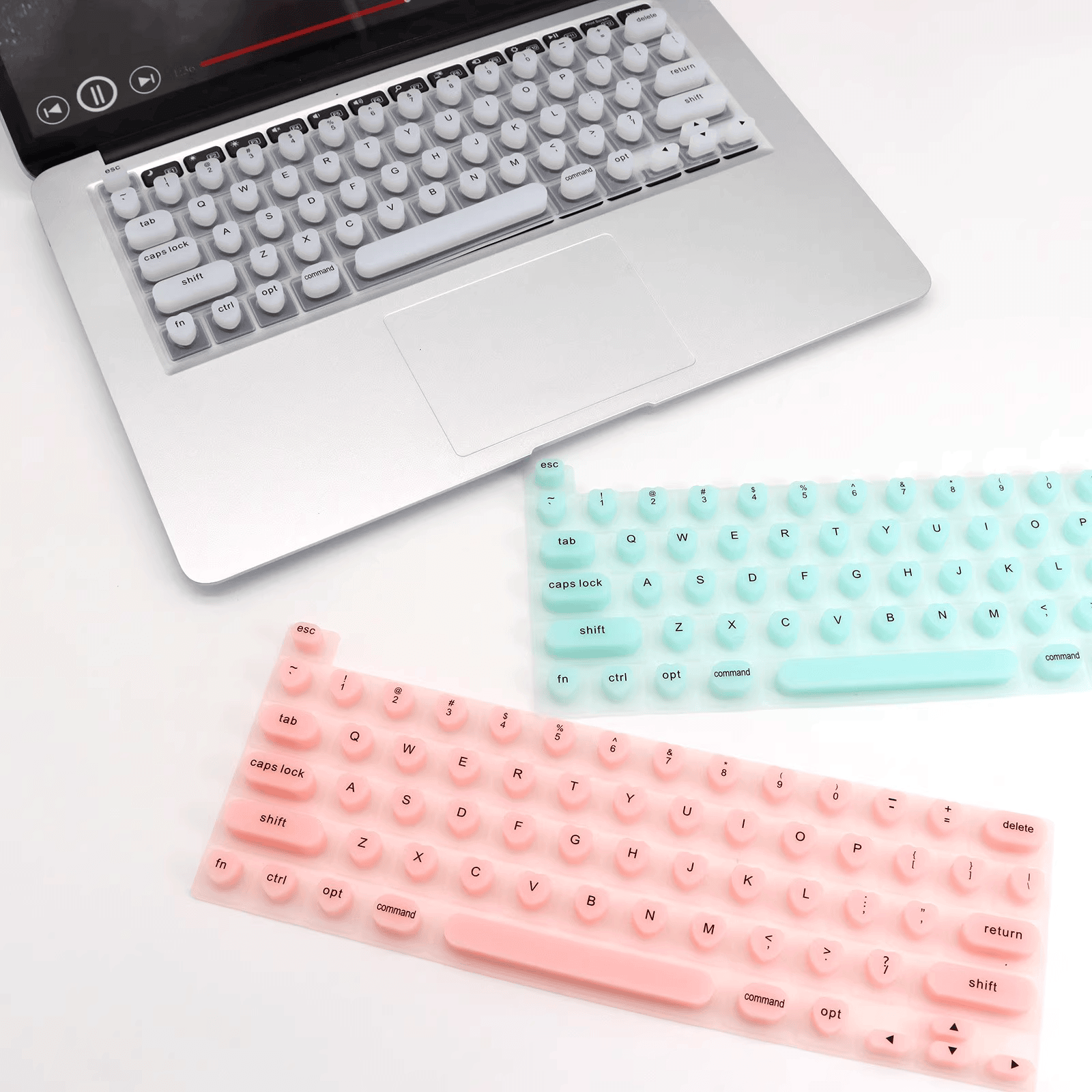 Laptop keyboard protector varieties for long nails, offering comfort and protection